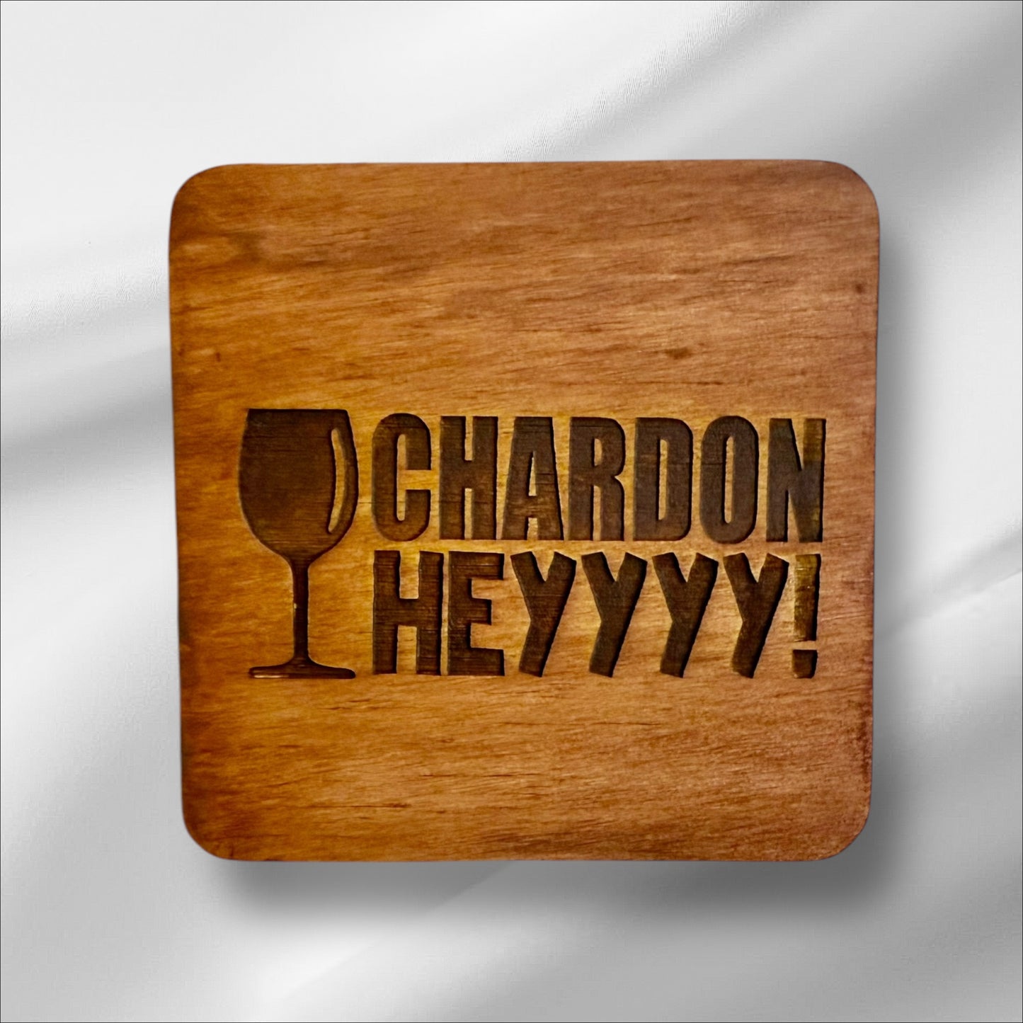 Wine Lover’s Wooden Coasters – Fun & Stylish Gift for Wine Enthusiasts