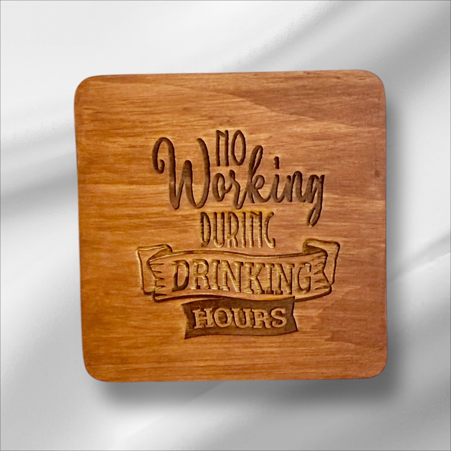 Wine Lover’s Wooden Coasters – Fun & Stylish Gift for Wine Enthusiasts