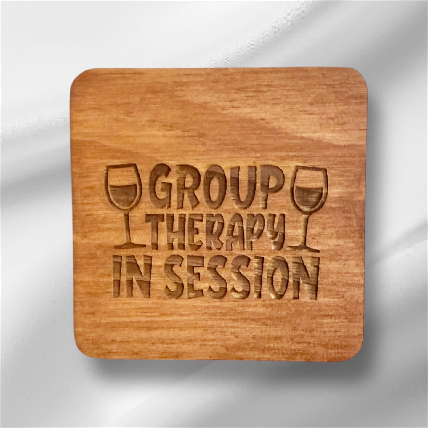 Wine Lover’s Wooden Coasters – Fun & Stylish Gift for Wine Enthusiasts