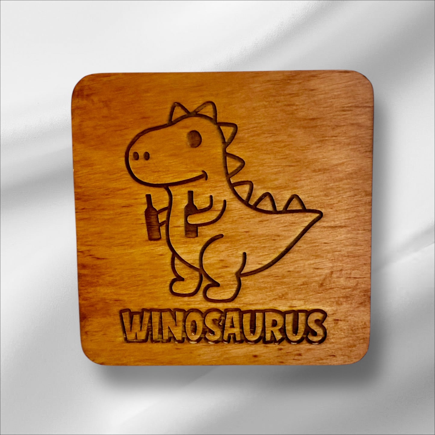 Wine Lover’s Wooden Coasters – Fun & Stylish Gift for Wine Enthusiasts