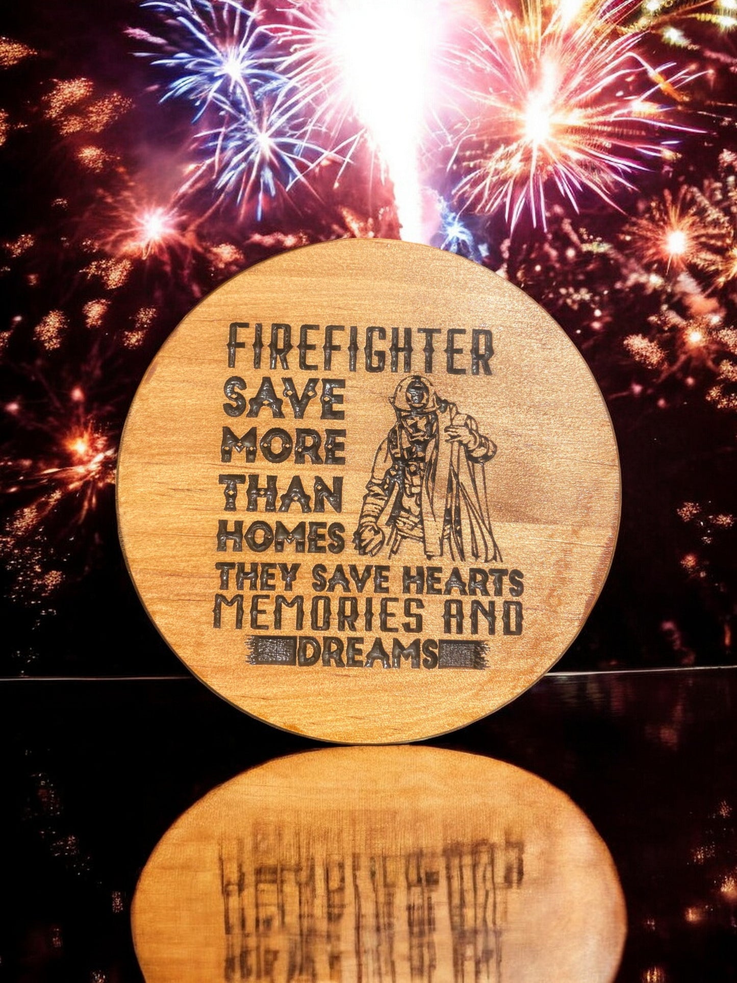 Custom Firefighter Coasters