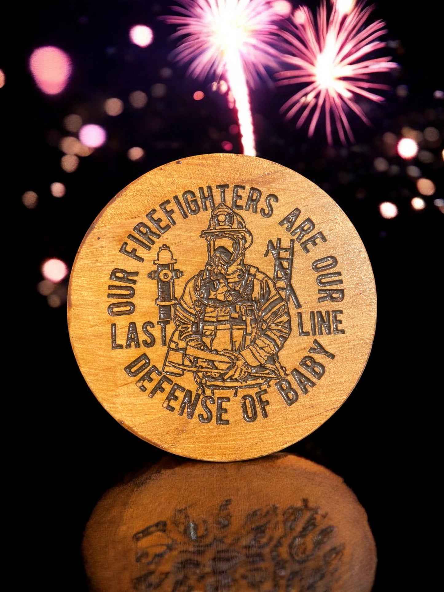Custom Firefighter Coasters