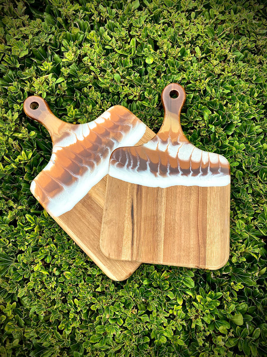 Pattern Resin Design Cheese Board - Omagoodness Art Shop