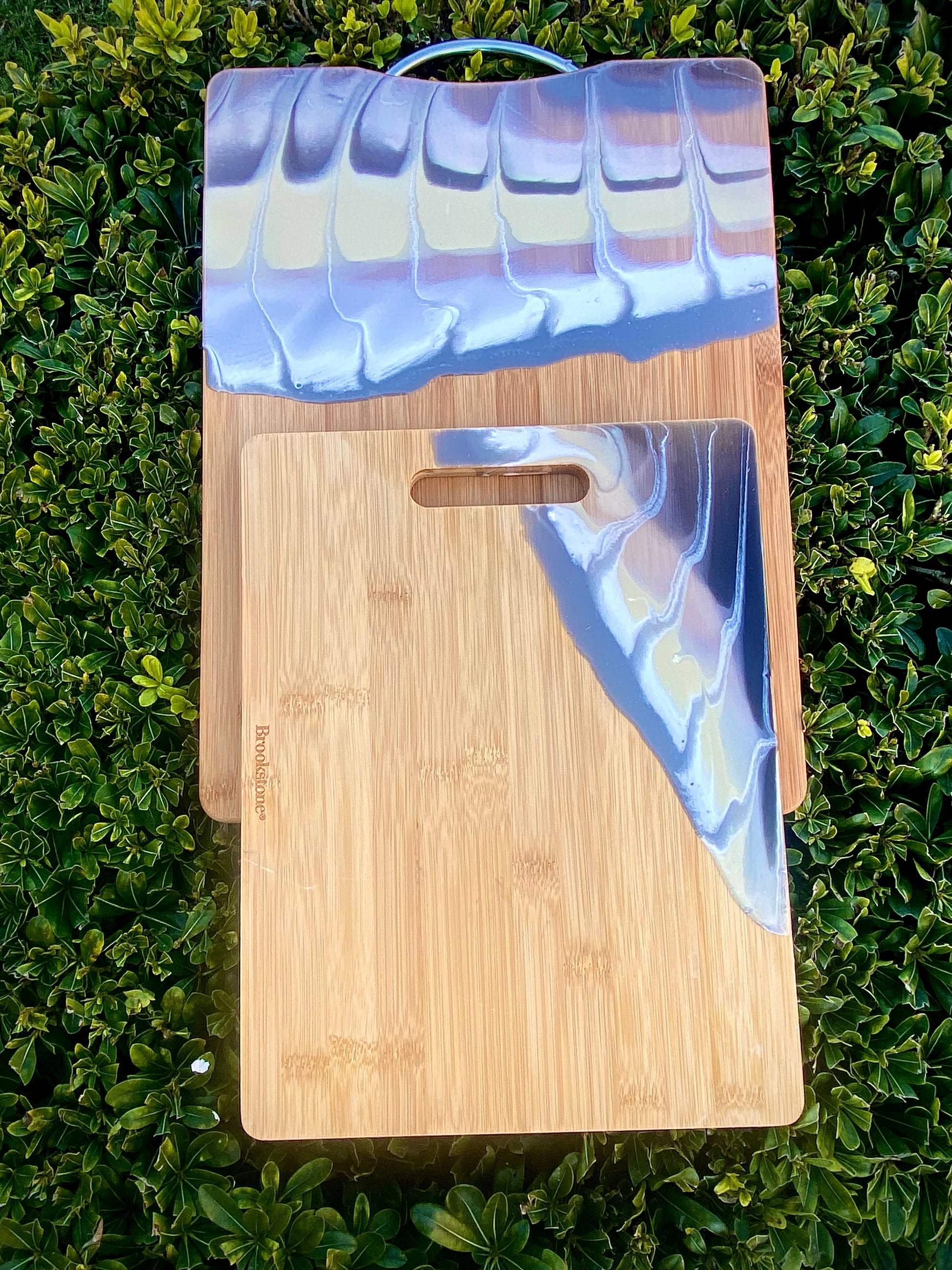 Elegant Resin Display Board  | Charcuterie Board | Cheeseboard | Kitchen Decor Board - Omagoodness Art Shop