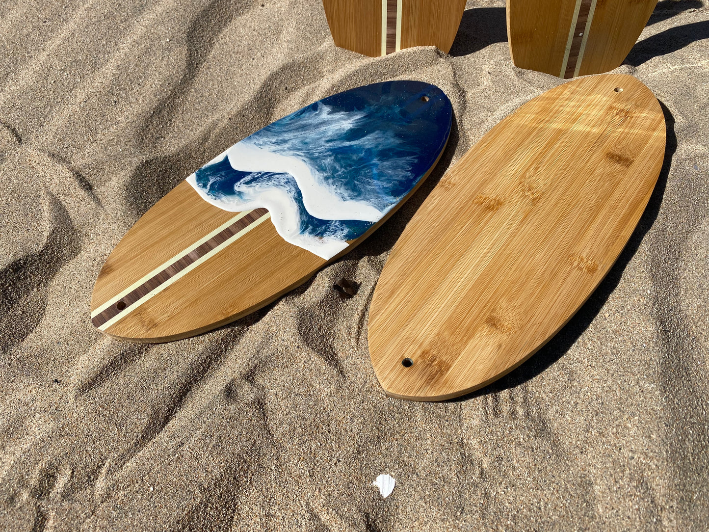 Handmade Mini Surfboard Shaped Charcuterie Board - Ride the Wave of Flavor!