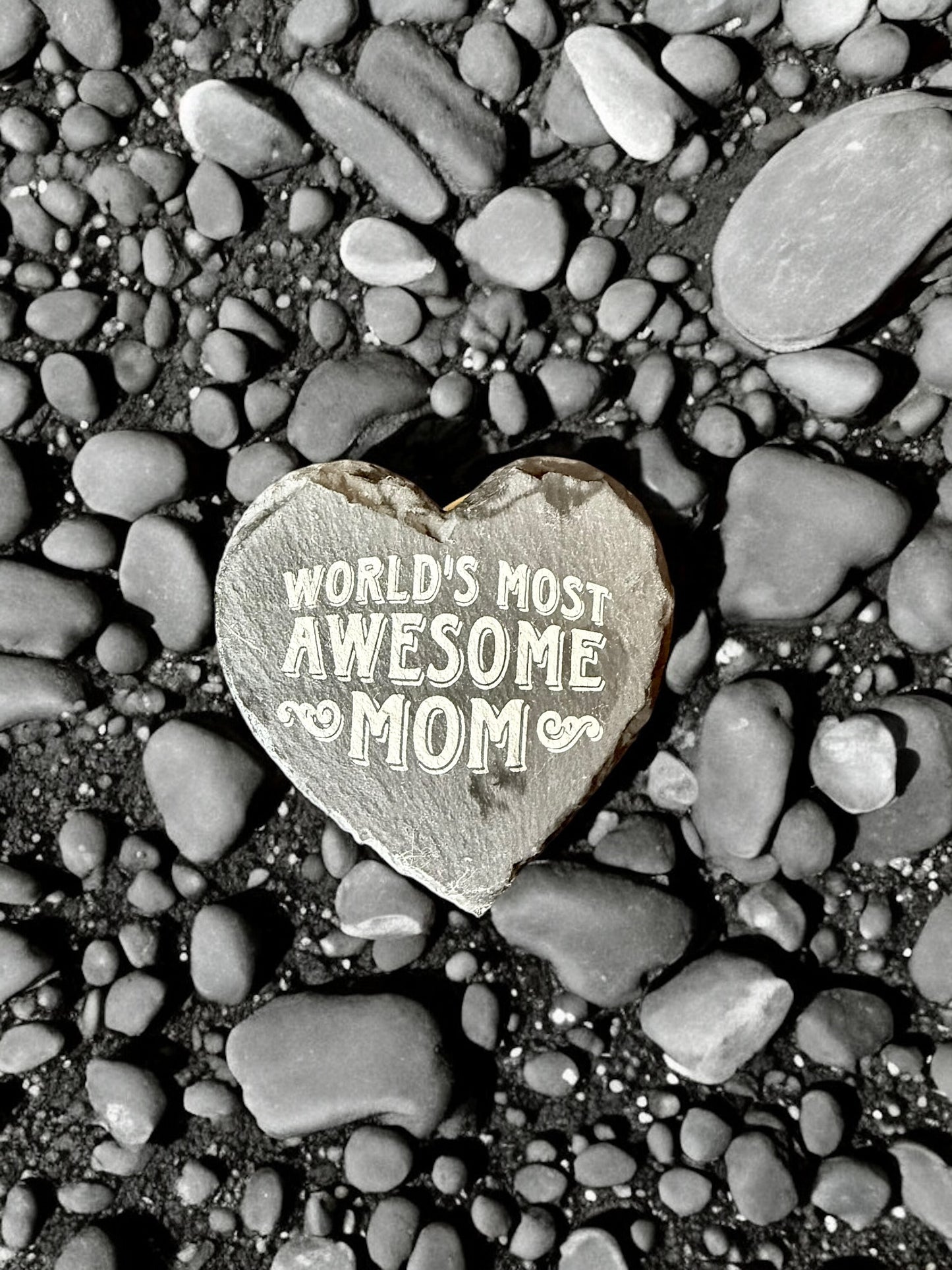 Mom Coasters – Motherhood Gifts – Wood or Slate Coaster – Handmade Engraving Single or Set of 4/6 | Gifts for Mom