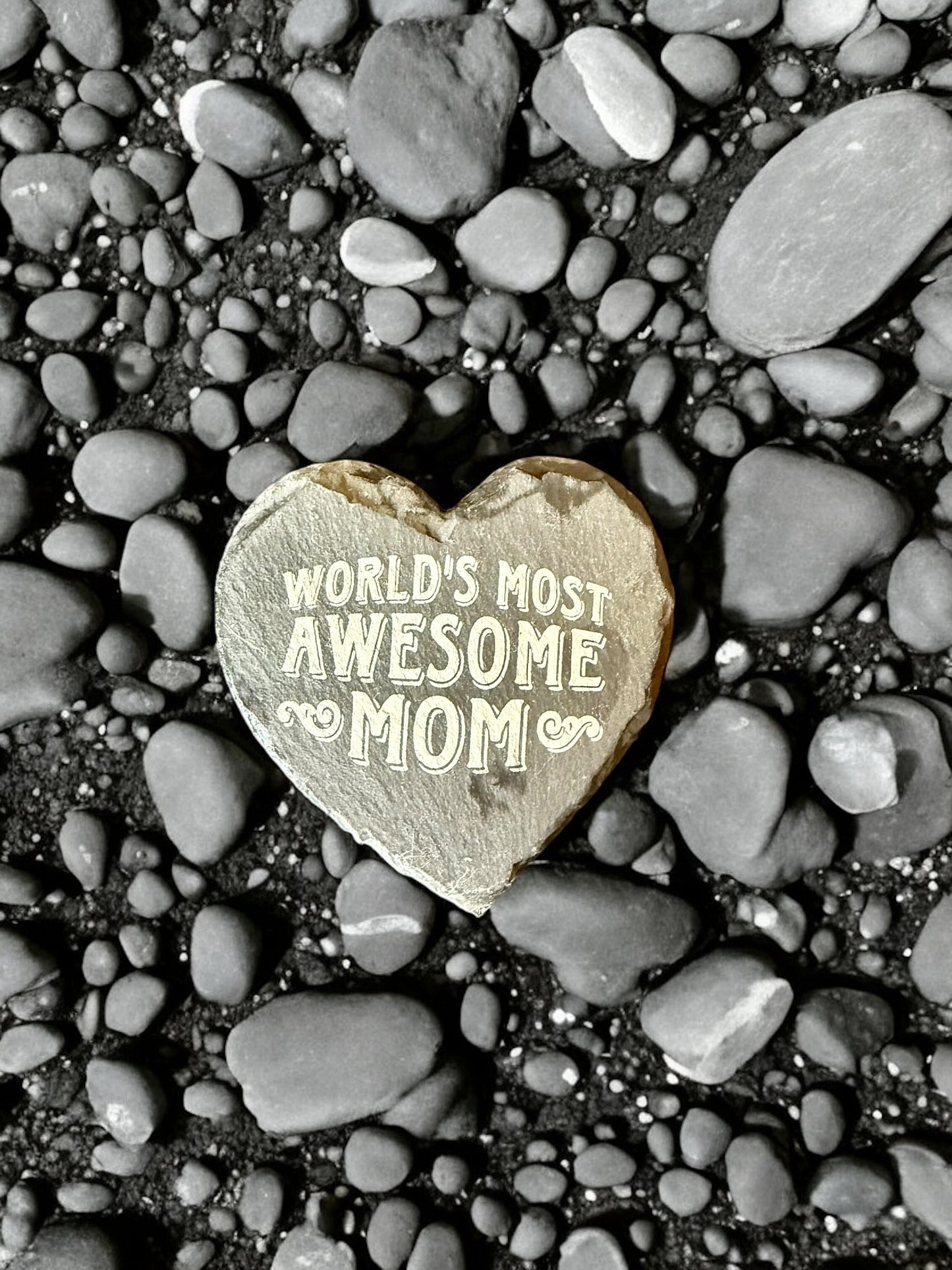 Mom Coasters – Motherhood Gifts – Wood or Slate Coaster – Handmade Engraving Single or Set of 4/6 | Gifts for Mom