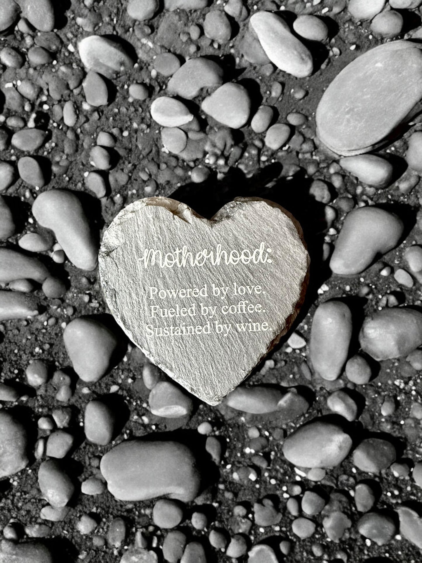 Mom Coasters – Motherhood Gifts – Wood or Slate Coaster – Handmade Engraving Single or Set of 4/6 | Gifts for Mom