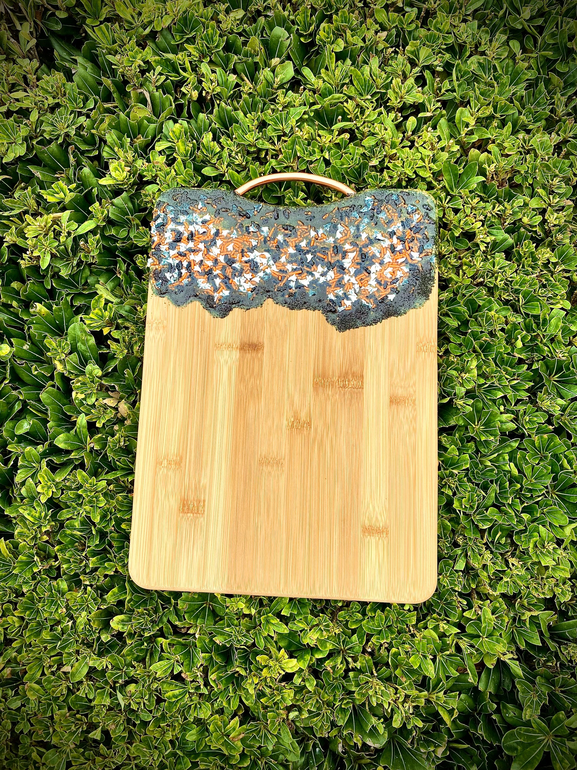 Halloween Board | Resin Board | Wooden Cutting Board | - Omagoodness Art Shop