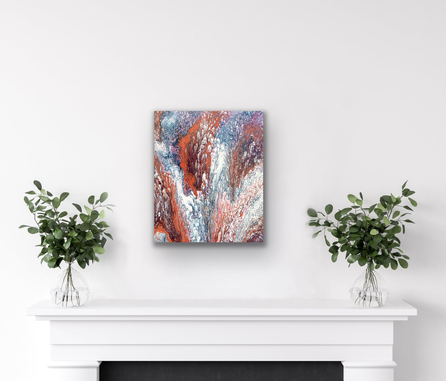 Beautiful Artwork | Handmade | Acrylic Pouring | Swipe Pour Technique | 20 x16 inch canvas - Omagoodness Art Shop